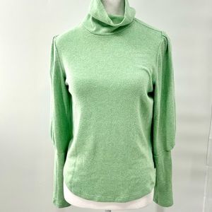 Green Turtleneck Sweater